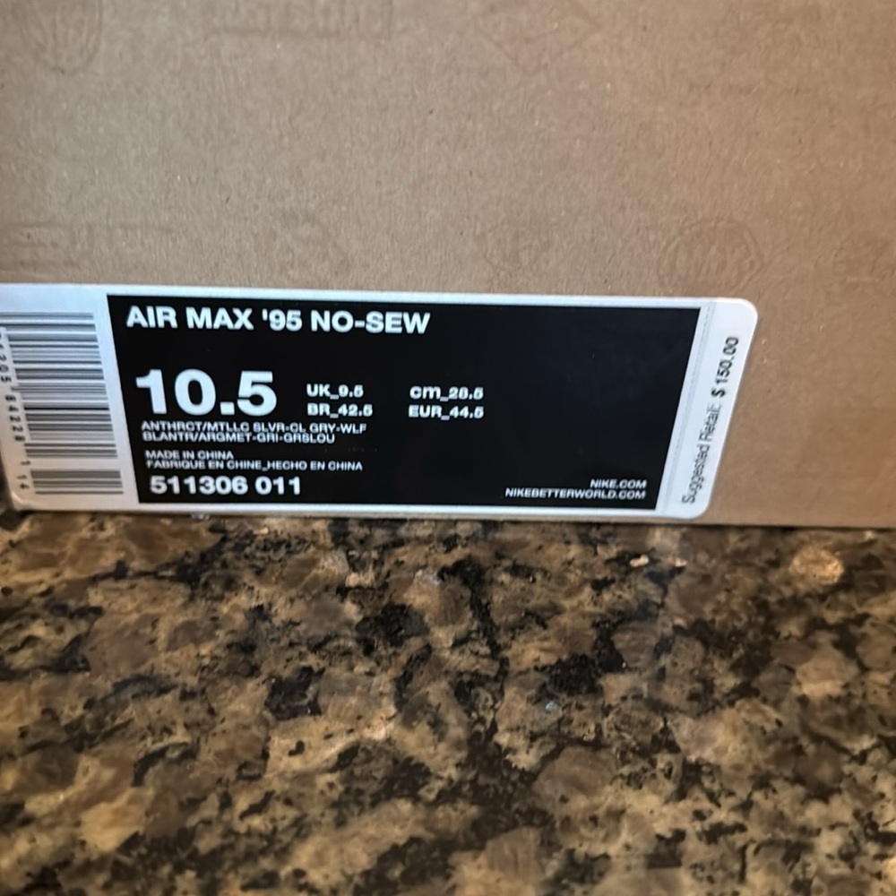 Nike air max 1 Gray and White Sneakers EUC 10.5 - Picture 12 of 13